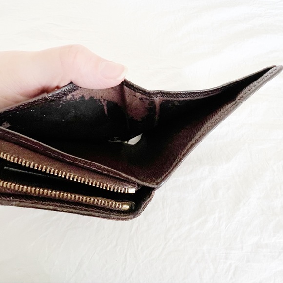 LOUIS VUITTON ~ Vintage Damier Ebene Compact Wallet ~ August 2000 - Picture 16 of 17